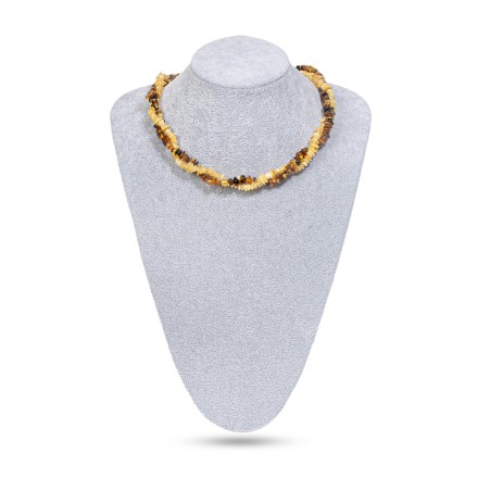 Бусы &quot;Галька&quot; двойные из Янтаря купить