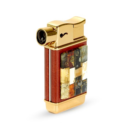 Зажигалка турбо с Янтарем купить