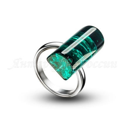 Кольцо &quot;Геометрия&quot; из Бернита Посеребрение купить