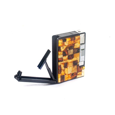 Портсигар авто с зажигалкой из Янтаря купить