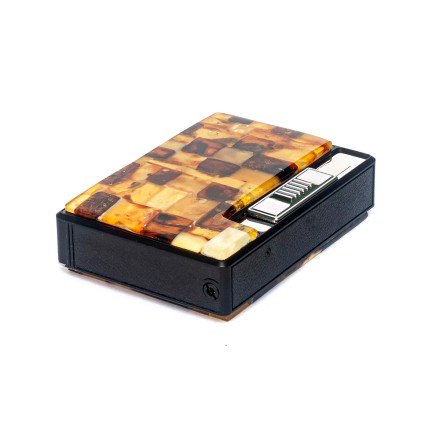 Портсигар авто с зажигалкой из Янтаря купить