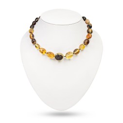 Бусы &quot;Слива&quot; из Янтаря