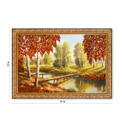 Картина &quot;Русская природа&quot; с Янтарем (в ассортименте)