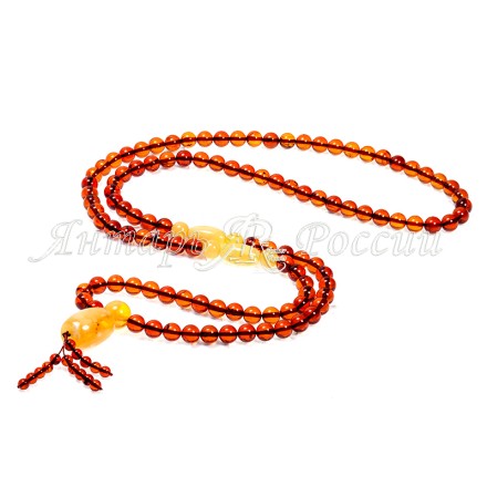 Четки буддистские &quot;Шар&quot; из Янтаря купить