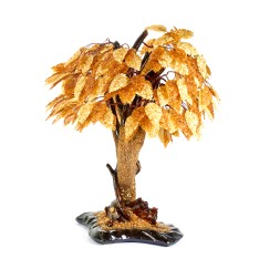 Дерево на деревянной подставке из Янтаря 50 см