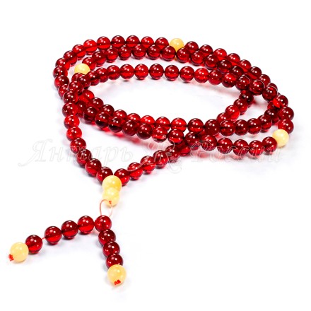 Четки буддистские &quot;Шар&quot; из Янтаря купить