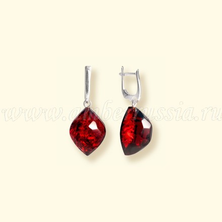 Серьги &quot;Роса&quot; из Бернита Посеребрение купить