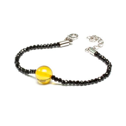 Браслет &quot;Cardin&quot; из Янтаря и кварца купить