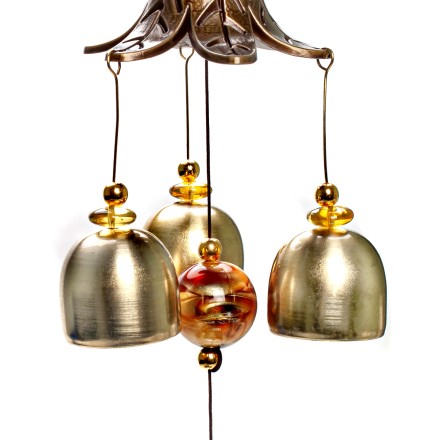 Колокольчики фэн-шуй &quot;Дерево жизни&quot; металл/янтарь купить