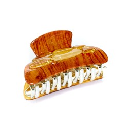 Заколка - краб красн. сред. с Янтарем