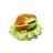 Фигурка &quot;Жаба&quot; малая зеленая Янтарь/керамика купить