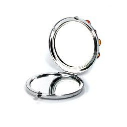 Зеркало дамское с Янтарем