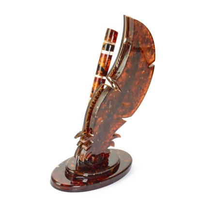 Письменный набор &quot;Перо&quot; из Янтаря купить
