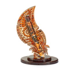 Письменный набор &quot;Перо&quot; из Янтаря