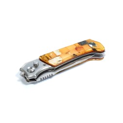 Нож складной Янтарь/Сталь