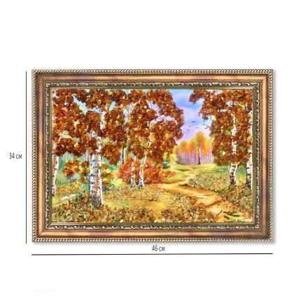 Картина &quot;Краски осени&quot; с Янтарем купить