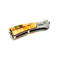 Нож складной Янтарь/Сталь