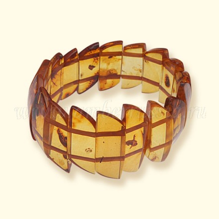 Браслет &quot;Пластина&quot; из Янтаря купить