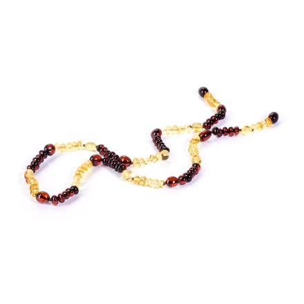 Бусы &quot;Галька/Сливка&quot; из Янтаря купить