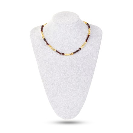 Бусы &quot;Галька/Сливка&quot; из Янтаря купить