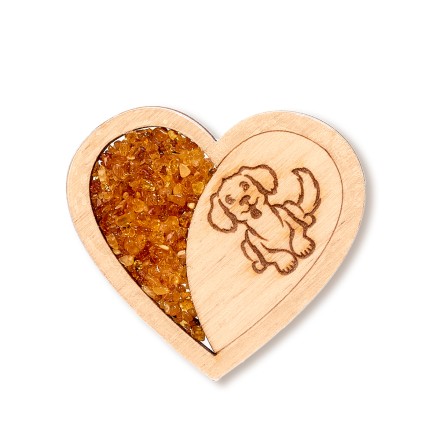 Магнит Puppy Янтарь/Дерево купить