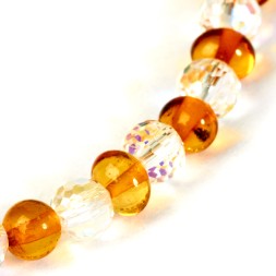 Браслет &quot;Богема&quot; из Янтаря и кварца