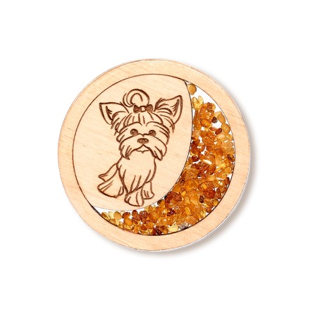 Магнит Йорк Янтарь/Дерево купить