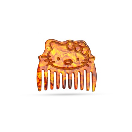 Гребешок HelloKitty из прессованного янтаря купить