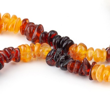 Бусы &quot;Галька&quot; из Янтаря купить