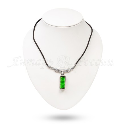 Колье &quot;Геометрия&quot; из Бернита Посеребрение купить