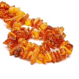 Бусы лечебные &quot;Галька&quot; из Янтаря