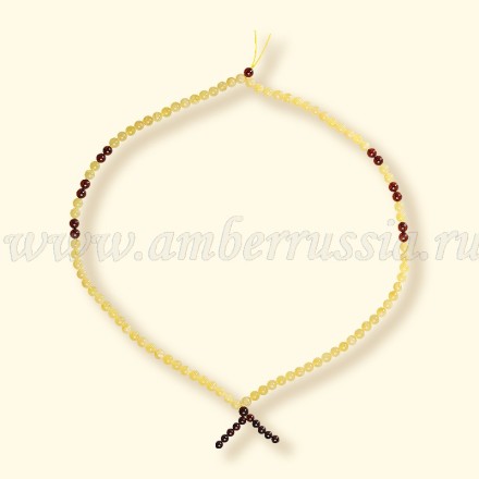 Бусы под  кулон из Янтаря купить