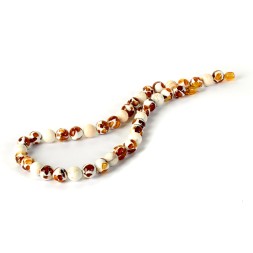 Бусы &quot;Шар&quot; из Янтаря и юв.смолы