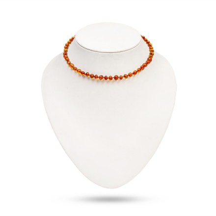 Бусы детские &quot;Мятый шар&quot; из Янтаря купить