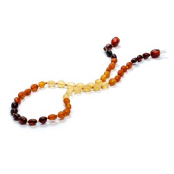 Бусы детские &quot;Сливка&quot; из Янтаря с градиентом