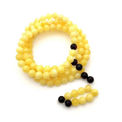 Чётки буддистские &quot;Шар&quot; из Янтаря купить