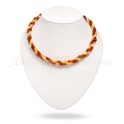 Бусы &quot;Галька&quot; из Янтаря двойные