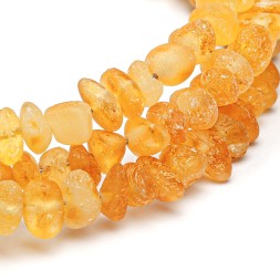 Браслет лечебный &quot;Галька&quot; из Янтаря на струне