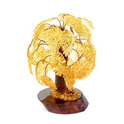 Дуб из Янтаря на подставке