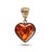 Кулон &quot;Сердце&quot; из Янтаря и юв.сплава купить