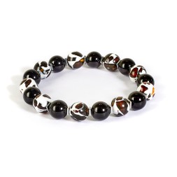 Браслет &quot;Шар&quot; из Янтаря и юв.смолы