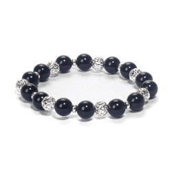 Браслет &quot;Шар&quot; из Янтаря и юв.сплава