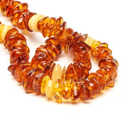 Бусы &quot;Галька&quot; из Янтаря
