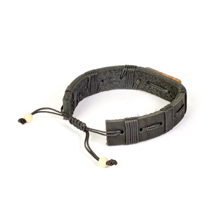 Браслет &quot;Пластина&quot; из Янтаря на кожаном ремешке (в ассортименте) купить