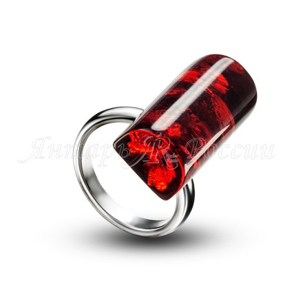 Кольцо &quot;Геометрия&quot; из Бернита Посеребрение купить