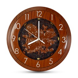 Часы настенные &quot;Венге&quot; с Янтарем